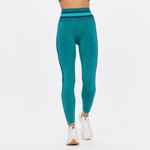 The Upside Marle Seamless Midi Pant Legging in Emerald Medium
